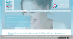 Desktop Screenshot of nuernberger-zahnarzt.de
