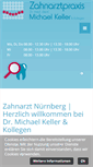 Mobile Screenshot of nuernberger-zahnarzt.de